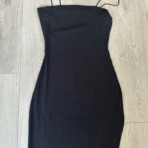 Fashion Nova Black Strapless Dress